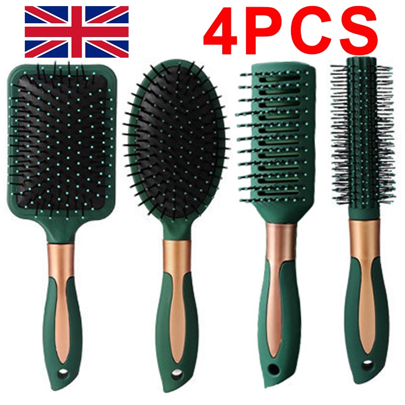 4pcs Hair Brush Set For Women Professional Salon Hairbrush Comb Hairbrush Massage