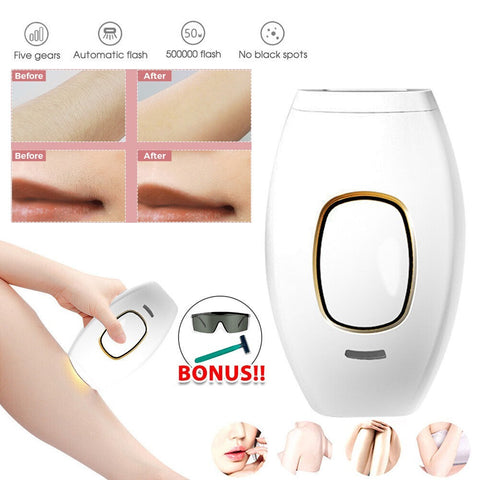 IPL Laser Permanent Hair Removal Device Painless Pulse Home Use