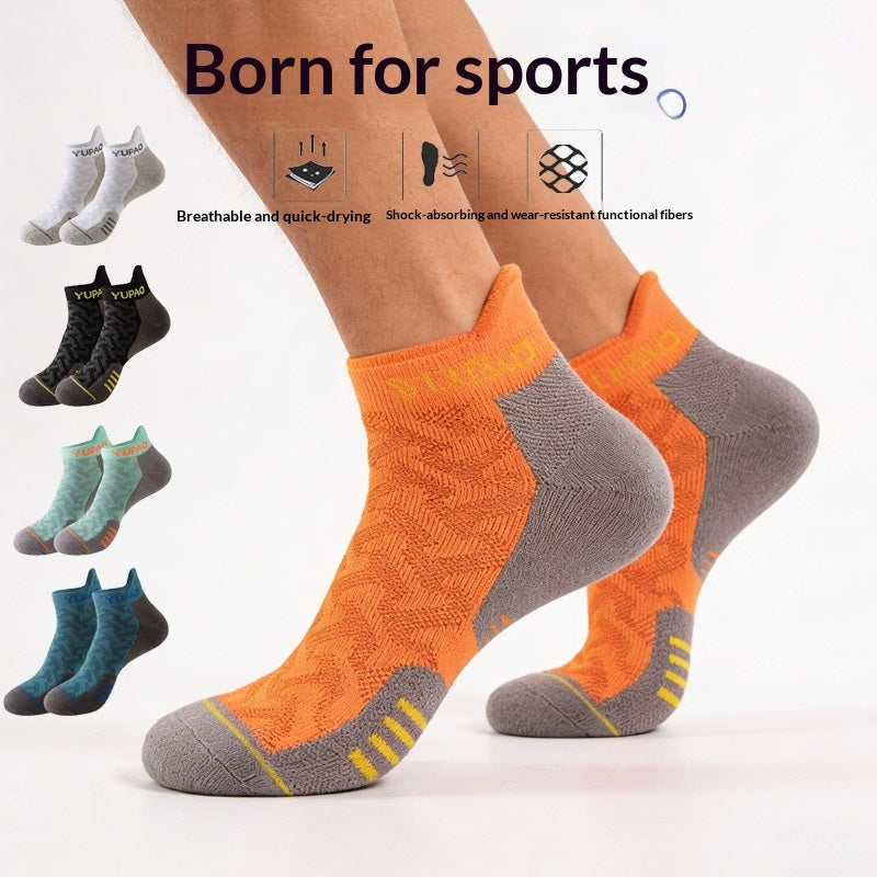 Thickened Terry Backed Athletic Socks Breathable And Non Slip