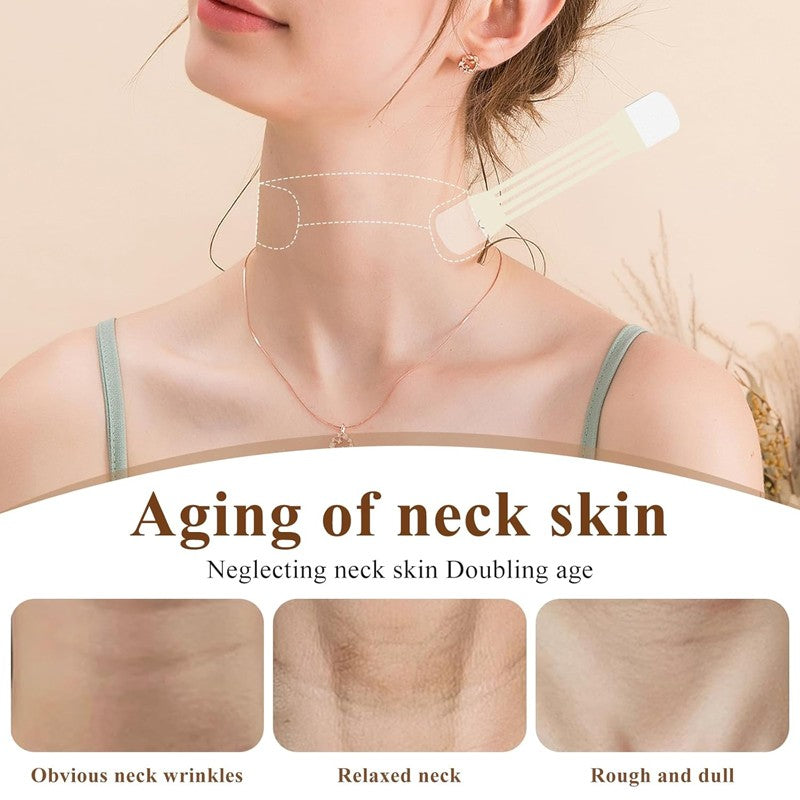 20Pcs Neck Lift Adhesive Strips Neck Tape Thin Face Rubber Miss Face Lift Tape