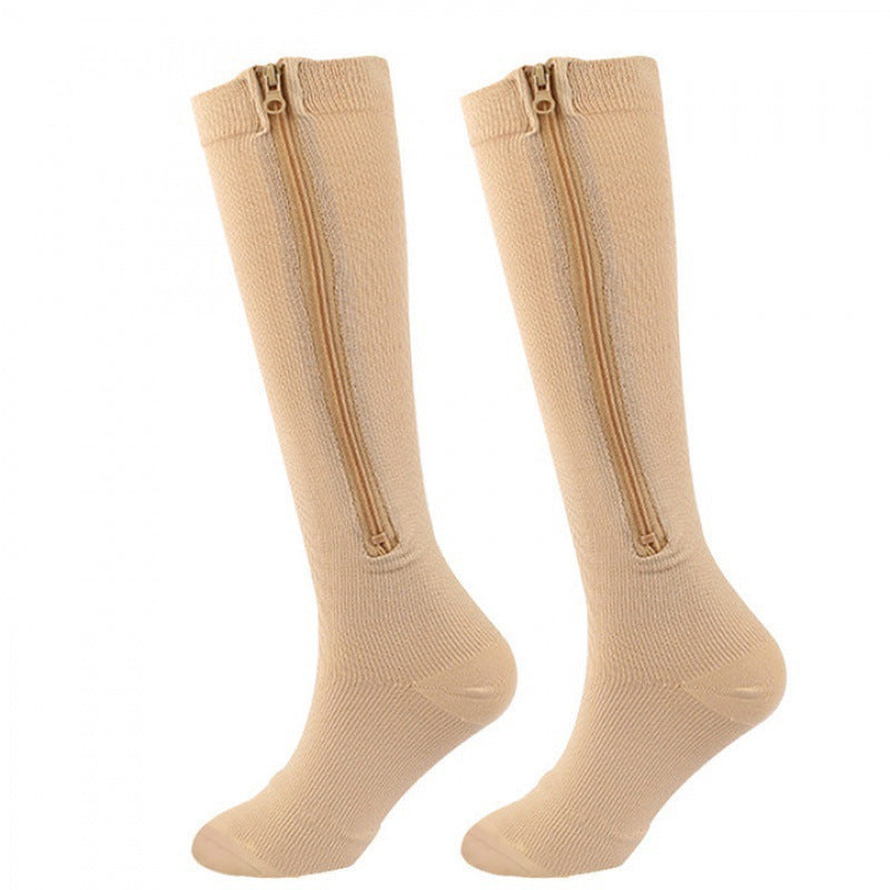 Compression Socks With Stretch For Exercise Zip Sox Sweat-wicking And Breathable