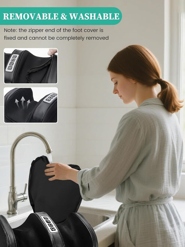 Foot Massager Kneading Pain Relief Feet Leg Vibration Blood Circulation Booster