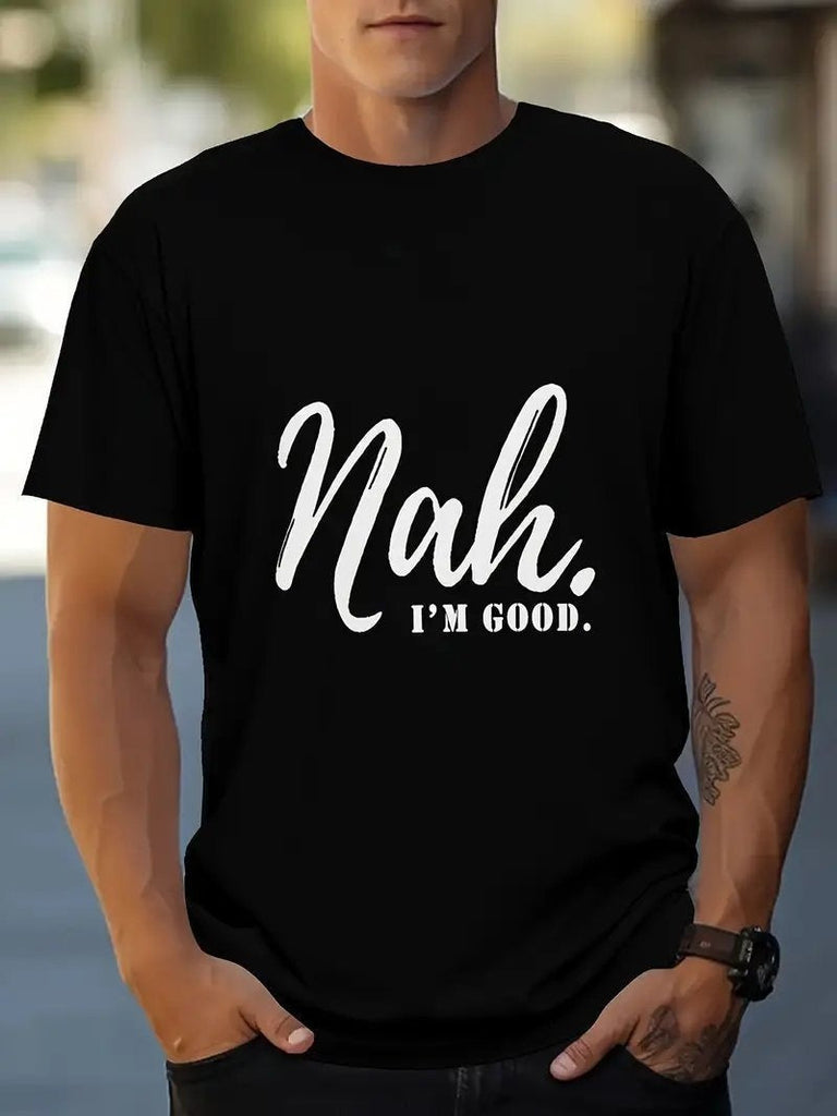 Exercise Casual Men's Clothes Cartoon Anime Round Neck T-shirt
