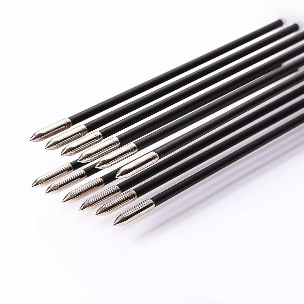30x Fiberglass Archery Arrows For Compound&Recurve Bow Target Shooting Practice