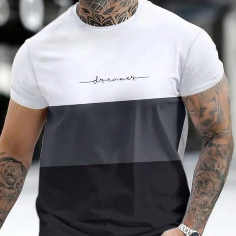 Men's T-shirt 3D Printing Athletic Clothing
