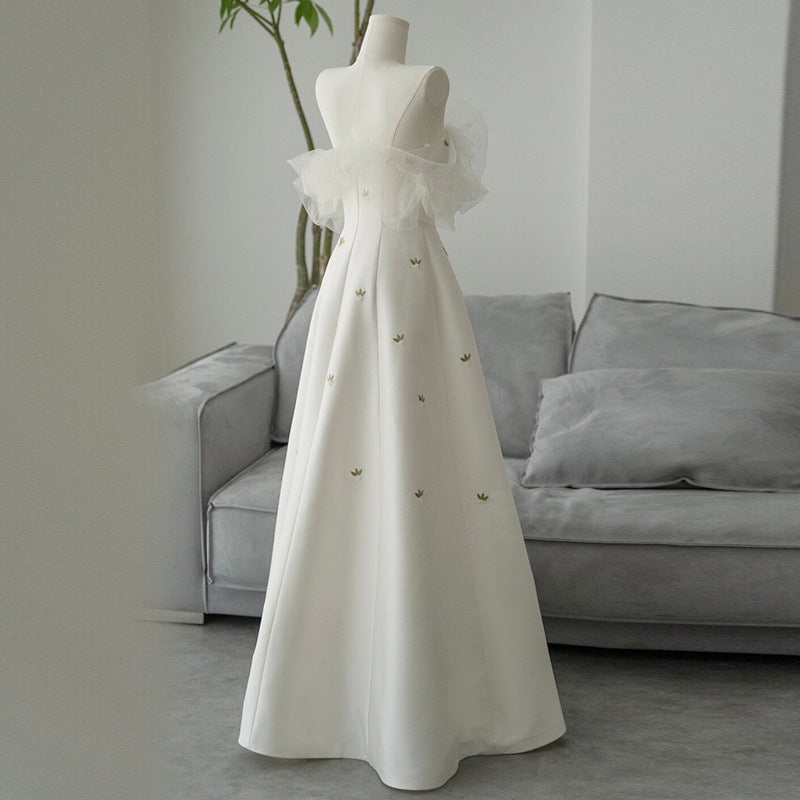 Chiffon Elegant High-end Forest-style Evening Gown