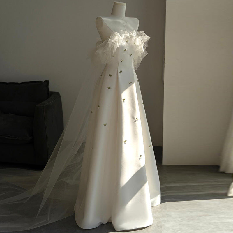 Chiffon Elegant High-end Forest-style Evening Gown