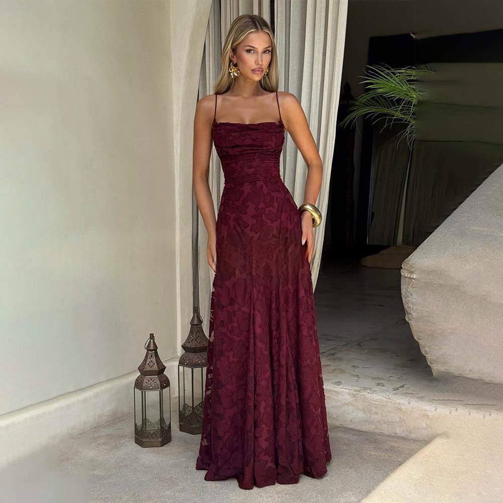 Strapless Evening Gown, Fashionable Ladies Dress