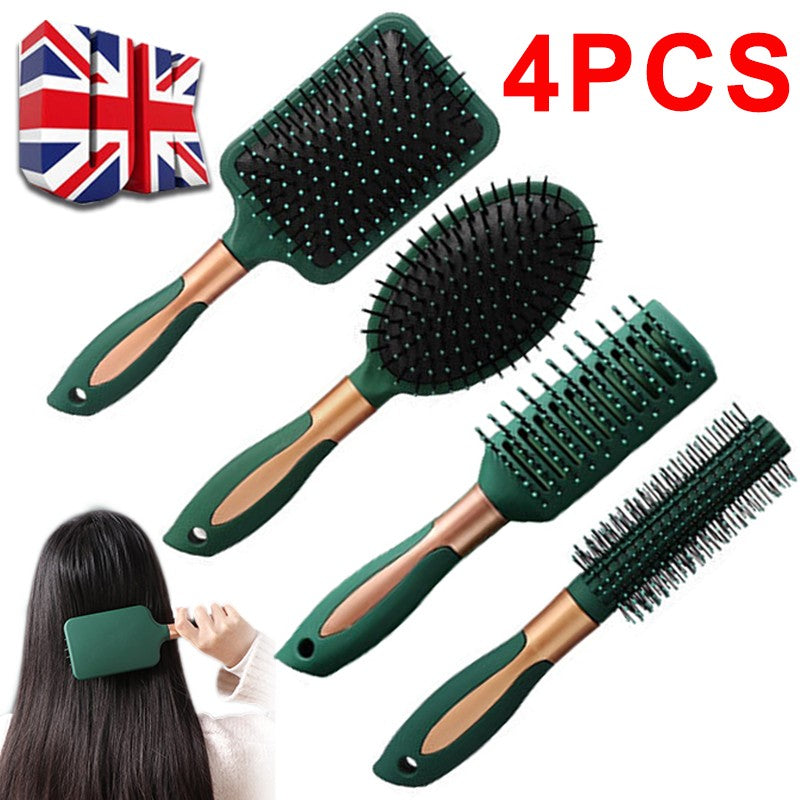 4pcs Hair Brush Set For Women Professional Salon Hairbrush Comb Hairbrush Massage