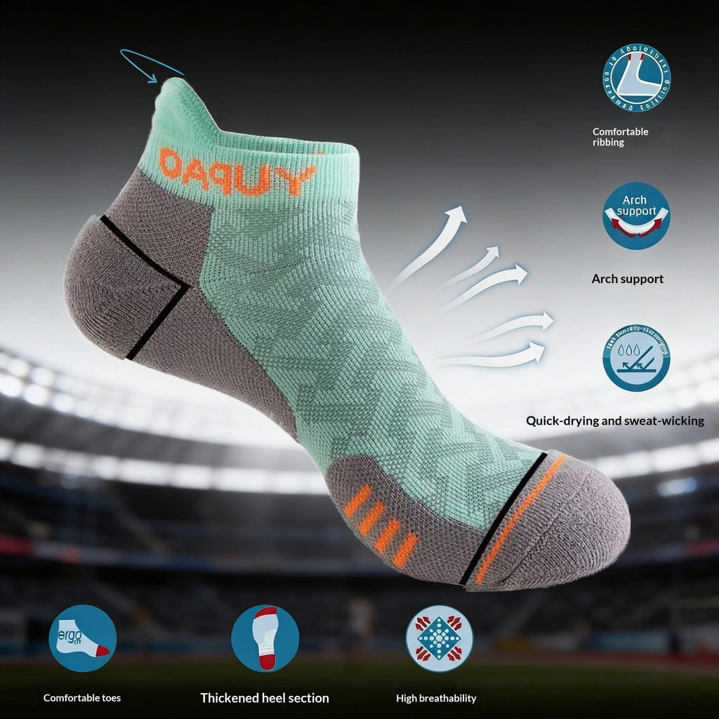 Thickened Terry Backed Athletic Socks Breathable And Non Slip