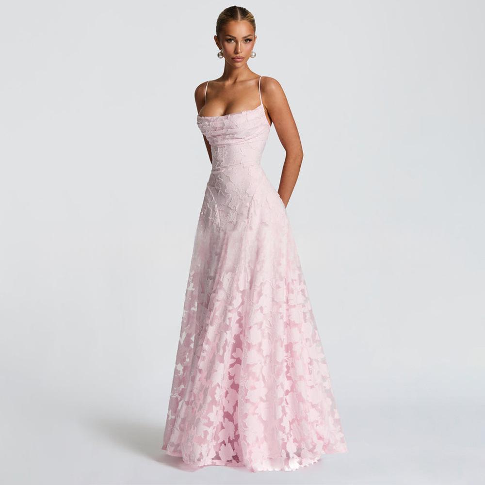 Strapless Evening Gown, Fashionable Ladies Dress