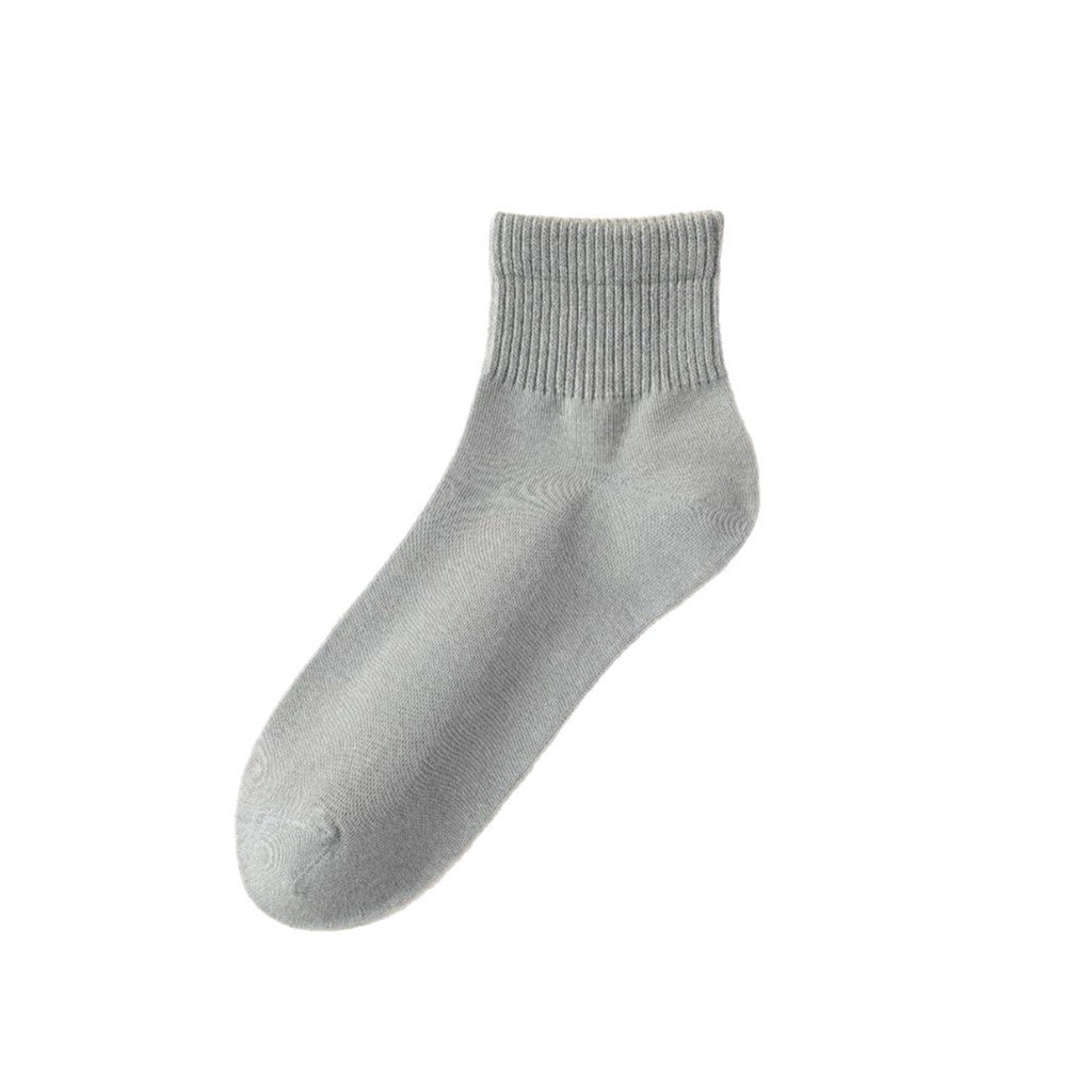 Athletic Mid-Crew Socks Antibacterial And Odor-Resistant
