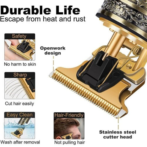 USB Electric Hair Clippers Rechargeable Shaver Beard Trimmer Professional Men Hair Cutting Machine Beard Barber Hair Cut