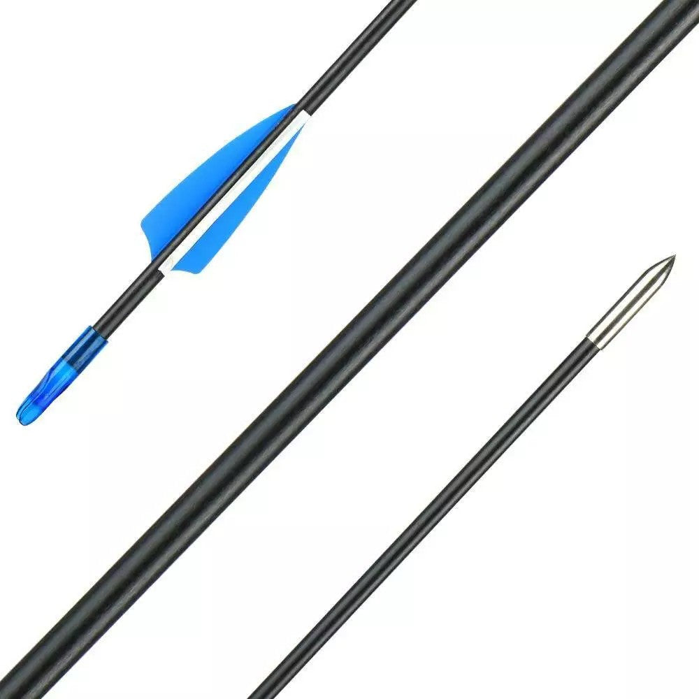 30x Fiberglass Archery Arrows For Compound&Recurve Bow Target Shooting Practice