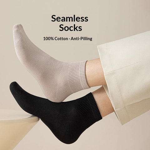 Athletic Mid-Crew Socks Antibacterial And Odor-Resistant