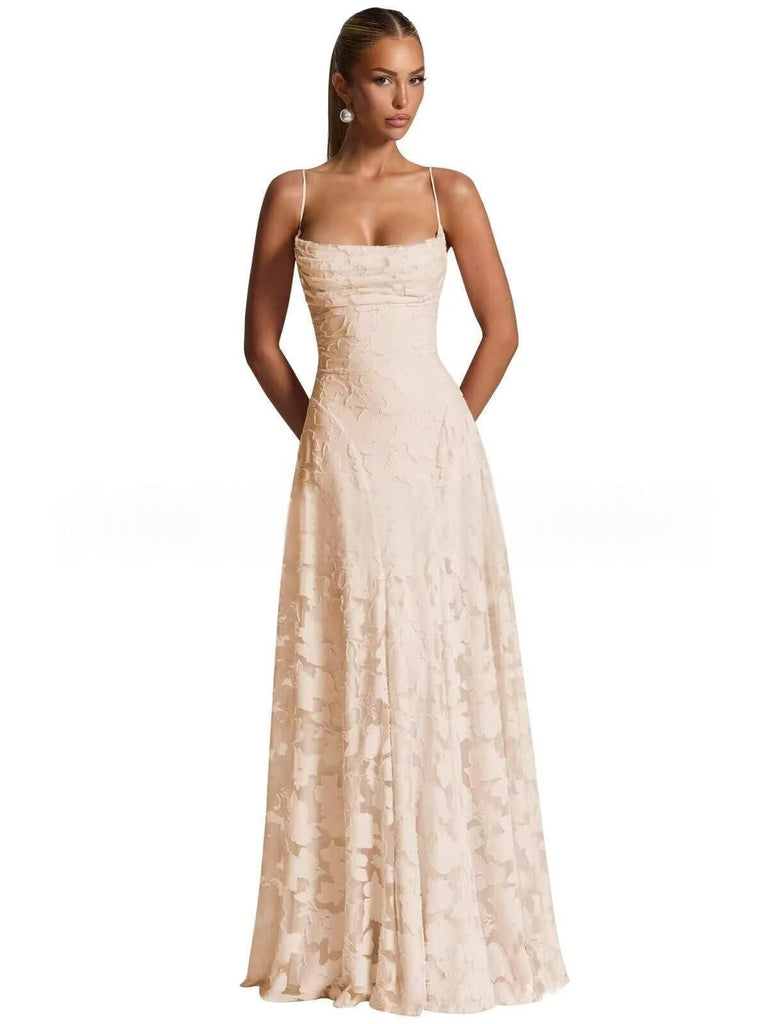 Strapless Evening Gown, Fashionable Ladies Dress