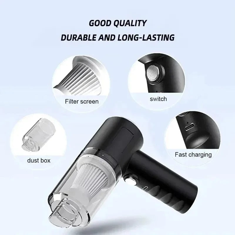 Portable Handheld Cordless Mini Car Vacuum